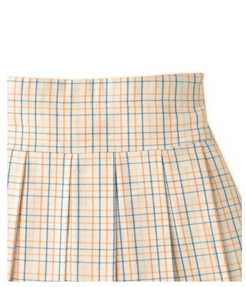 GINGERSNAPS SS24 Girls Checkered Pleated Skort