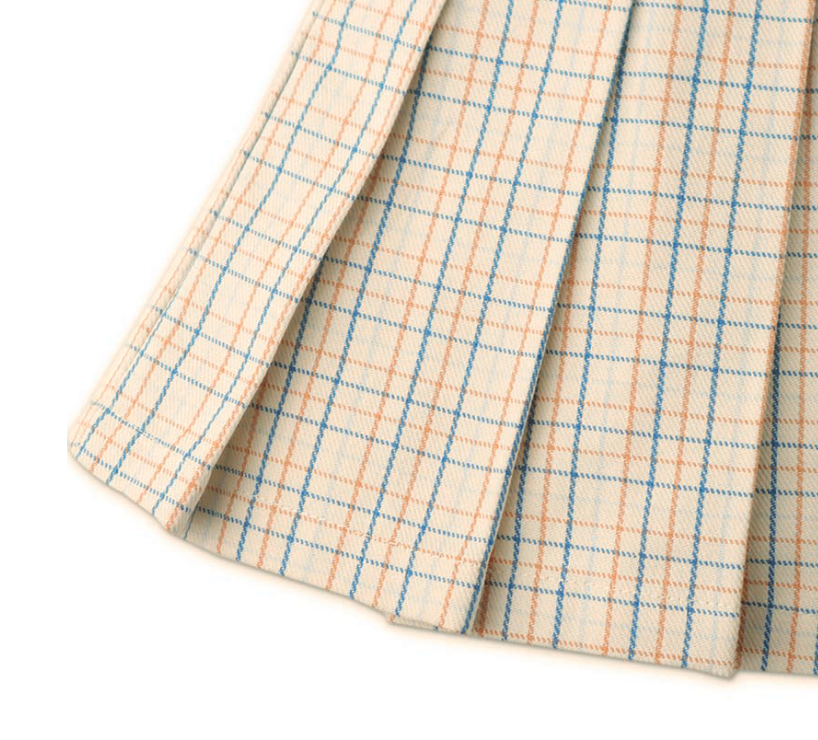 GINGERSNAPS SS24 Girls Checkered Pleated Skort