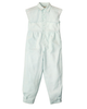 GINGERSNAPS SS24 Girls Linen Jumpsuit with Embroidered Linen Collar