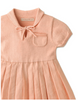 GINGERSNAPS SS24 Baby Marina Combination Dress with Knit top and Pleated Linen Skirt