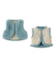 GINGERSNAPS FW24 BABY GIRL REVERSIBLE FAUX FUR GILET