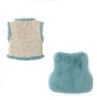 GINGERSNAPS FW24 BABY GIRL REVERSIBLE FAUX FUR GILET