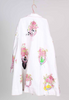 PERO KIDS BARBAPAPA White Floral Cotton Coat with Silk Lining