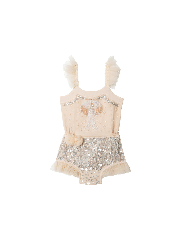 TUTU DU MONDE Autumn 2024 Bebe GOLDEN ORNAMENT ONESIE