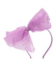 TUTU DU MONDE Autumn 2024 Crystal Bow Headband in Mulberry