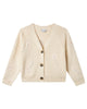 STELLA MCCARTNEY GIRL KNIT CARDIGAN WITH EMBROIDERED DANDELIONS