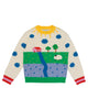 STELLA MCCARTNEY GIRL SWEATER WITH LANDSCAPE INTARSIA