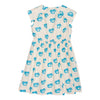 WYNKEN Sail Collar Sundress in Turquoise