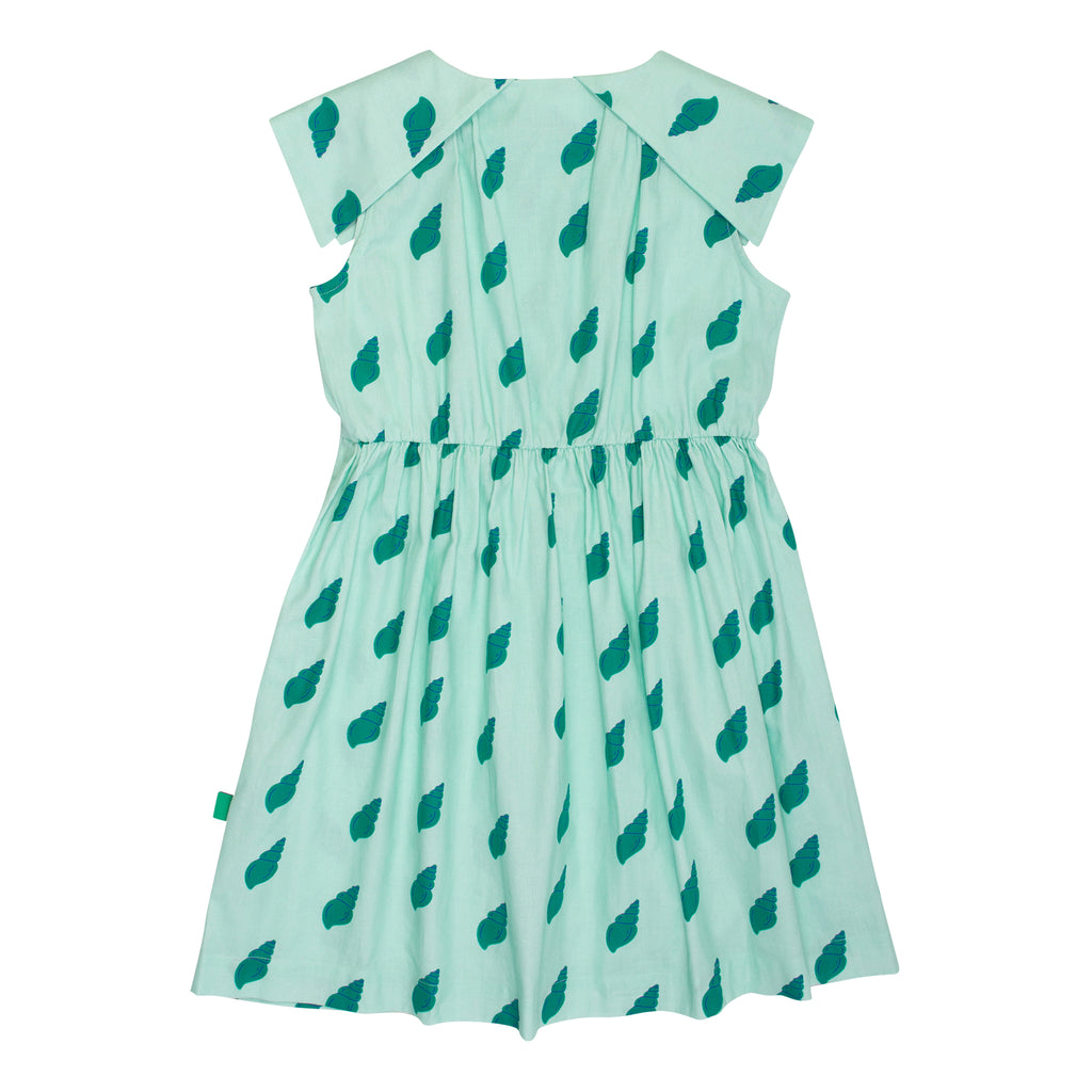 WYNKEN Sail Collar Sundress in Verdant Green