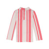 WYNKEN FW24 DOUBLE JERSEY DEMI TURTLE NECK Top  in Fantastic Stripe