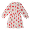 WYNKEN FW24 CLOUD DRESS in Red Cats