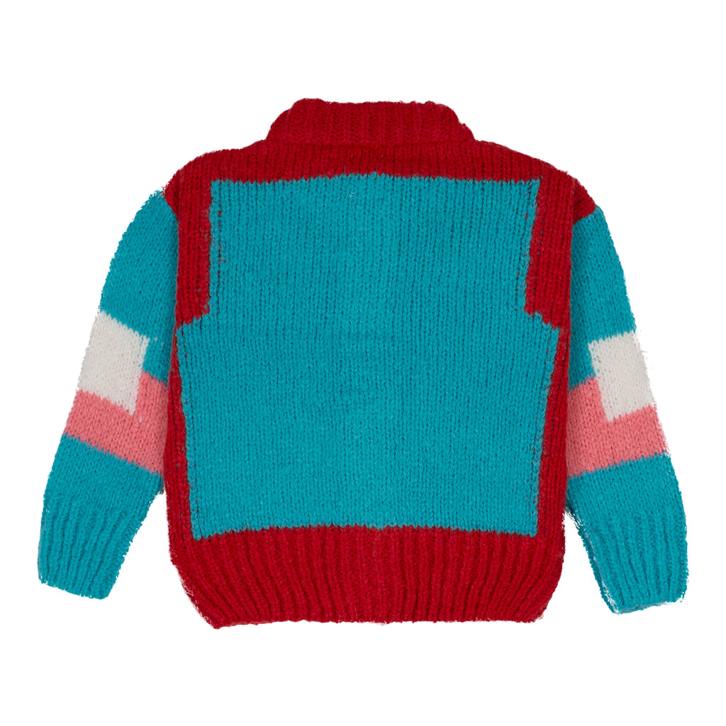 WYNKEN FW24 PARIS CARDIGAN in Turquoise