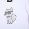 KARL LAGERFELD FW23 Long Sleeve T-shirt Top with Chaupette