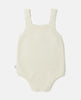 STELLA MCCARTNEY KIDS Baby Organic Cotton Knit Puffel Overalls Bodysuit with Bumblebee