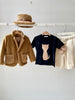 TAGO AW2024 Fluffy Blazer Jacket in Camel