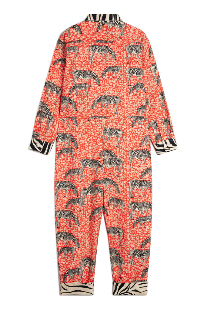 WOLF AND RITA "Bill & Tilda" Miguel Jumpsuit in Zebra Garden