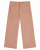 EMILE ET IDA AW23 Corduroy Flower Pocket Wide Leg Pants in Peony