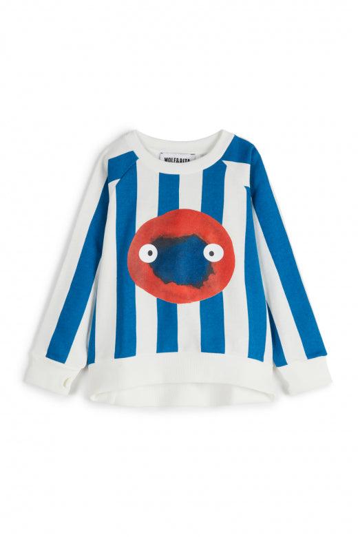 WOLF AND RITA "An Ode To Summer" BERNARDO SAILOR SWEATSHIRT