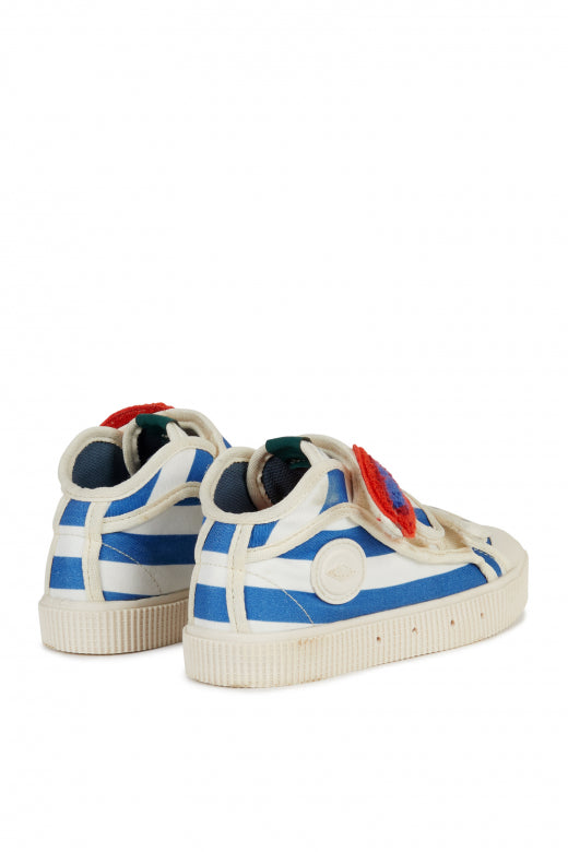 WOLF AND RITA "An Ode To Summer" HIGH  TOP SAILOR TRAINERS