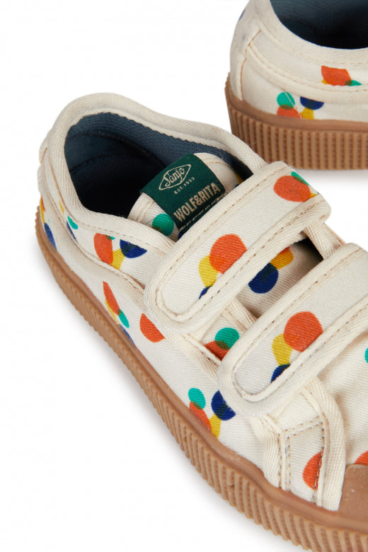 WOLF AND RITA "An Ode To Summer" LOW TOP COSMOS TRAINERS