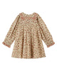 EMILE ET IDA AW24 Floral Dress with Marine Collar in Dusty Rose