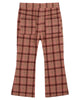 EMILE ET IDA AW24 Plaid Checkered Flower Pocket Flared Pants