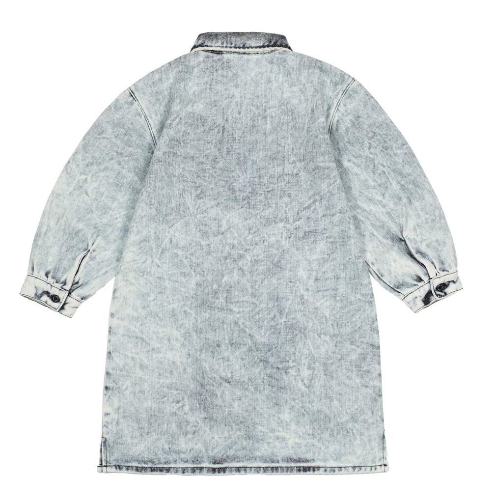 BEAU LOVES  "I see you" Acid Washed Denim Dress