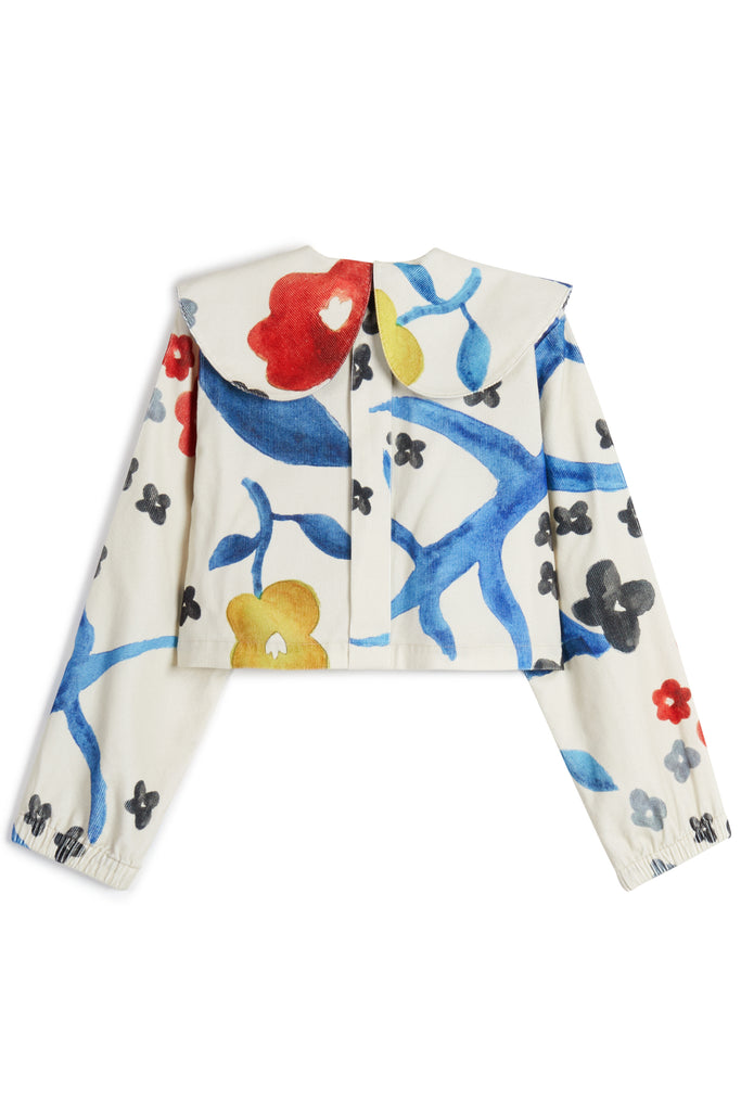 WOLF AND RITA  'Tales Of The Land And Sea'  LEONILDE JARDIM Cropped Cord Blouse