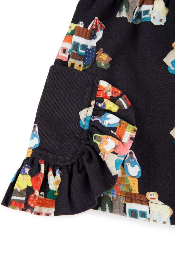 WOLF AND RITA  'Tales Of The Land And Sea'  CELINA FADO Mini Skirt with Suspenders