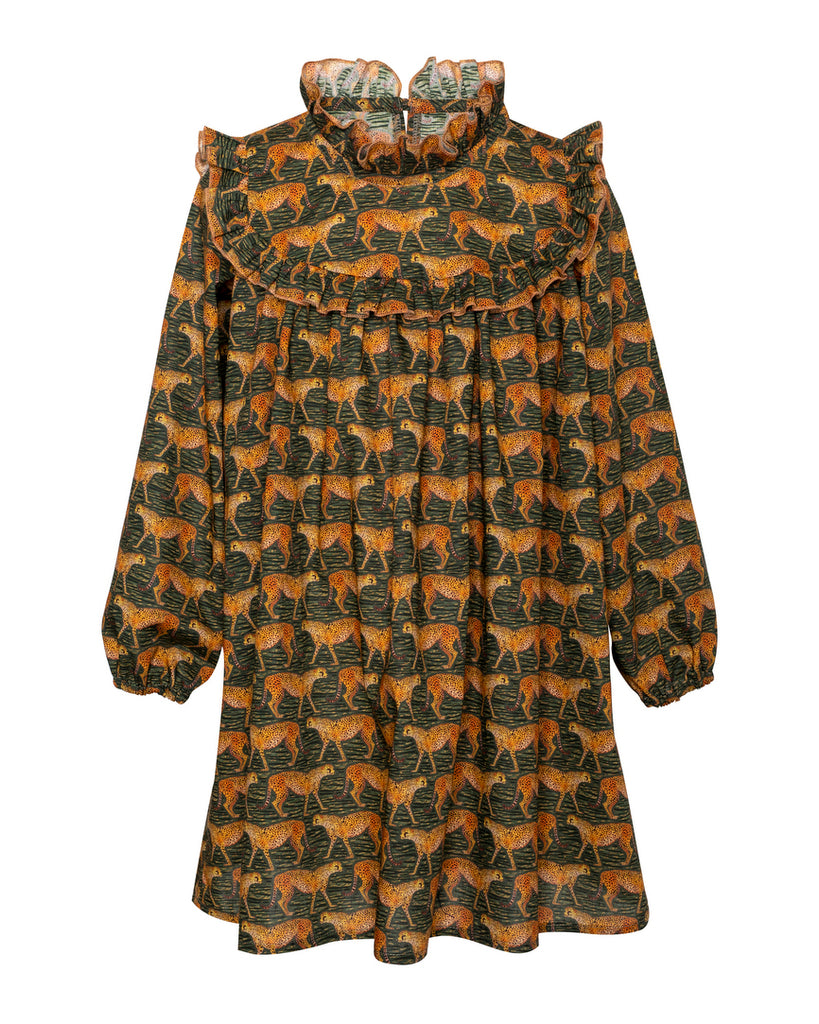 PAADE MODE "WINTER MEADOW" Cotton Dress in Meet The Cheetah