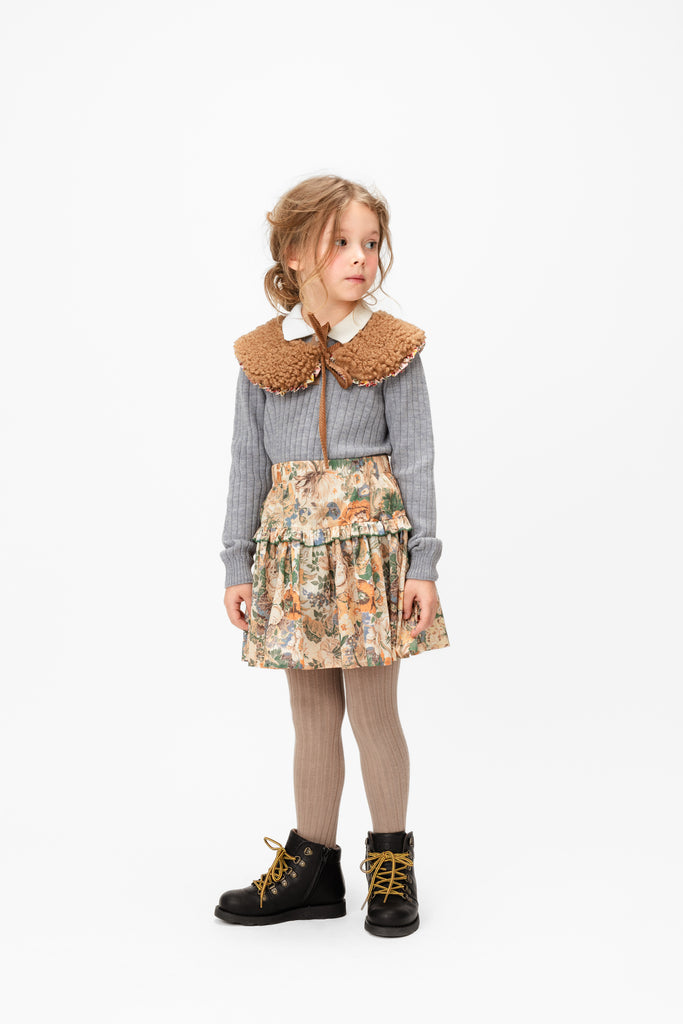 PAADE MODE "WINTER MEADOW" Teddy Collar Bonbon in Fiora