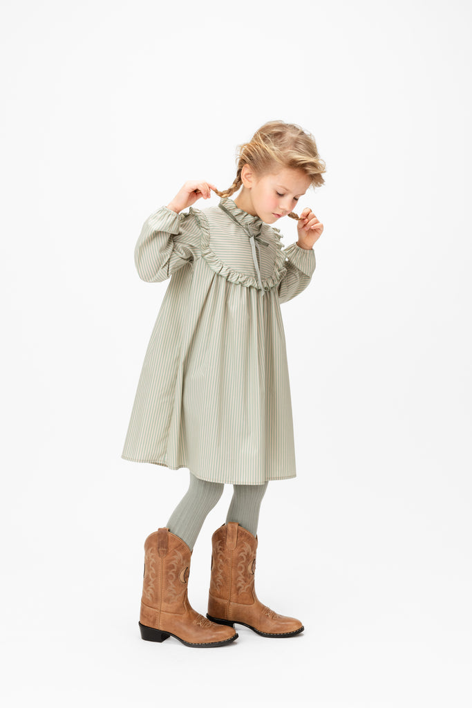 PAADE MODE "WINTER MEADOW" Cotton Dress in Angel