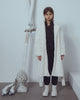 UNLABEL FW23 Glee Faux Fur Coat in Snow