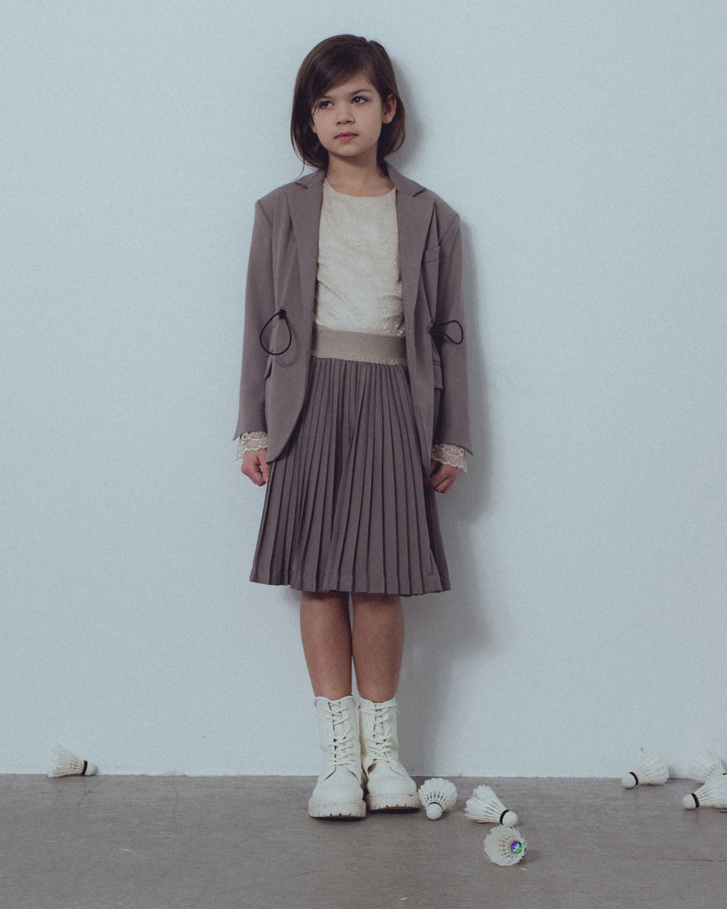 UNLABEL FW23 Euphoria Taupe Blazer with Elastic