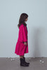 UNLABEL FW23 Surprise Dress with Contrast Bow in Fuchsia