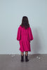 UNLABEL FW23 Surprise Dress with Contrast Bow in Fuchsia