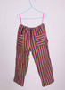 PERO KIDS Wool Pull-On Striped Lined Pants